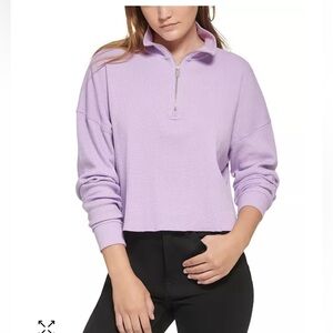 Calvin Klein Women's Waffle-Knit Half-Zip
Top